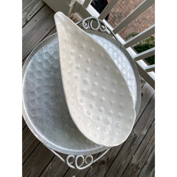 Vintage 1990s Global Views ceramic abstract decorative bowl - Picture 2 of 14